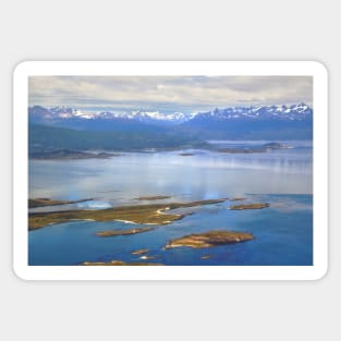 The Beagle Channel Aerial Sticker